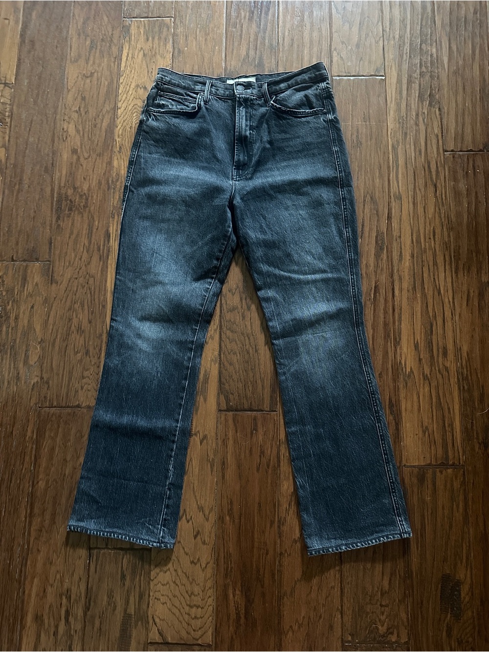 MOTHER high waisted, smokin double heel jeans size 32